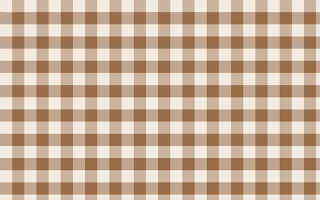 Cocoa Gingham — light beige and orange plaid background