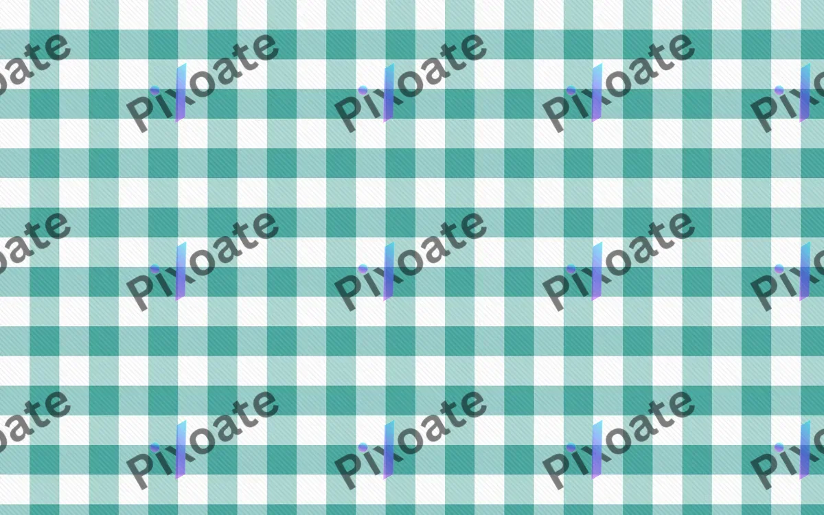 Teal Gingham — light white and teal plaid background