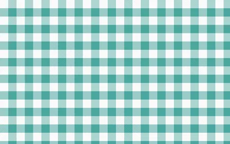 Teal Gingham — light white and teal plaid background