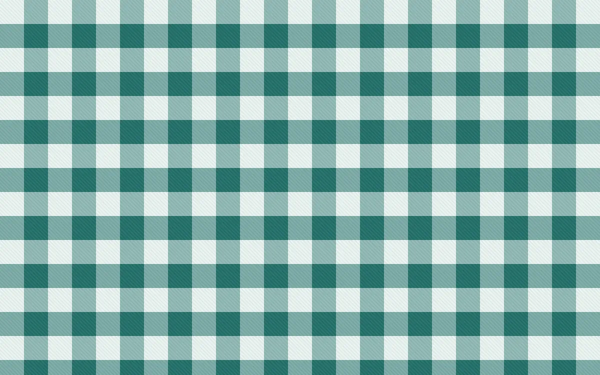 Ha Long Jade Check — light white and teal plaid background