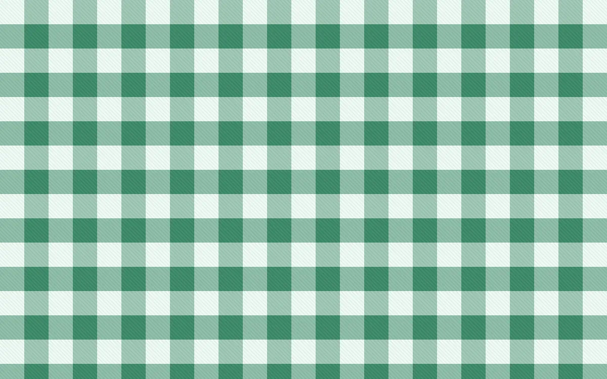 Hanbok Mint Check — light white and green plaid background