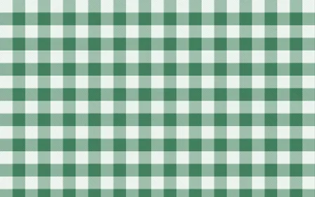 Havana Mint Check — light white and green plaid background
