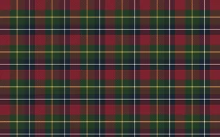 Highland Red Tartan — dark red, green and blue plaid background