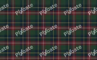 Hunter Green Tartan — dark green, blue and red plaid background