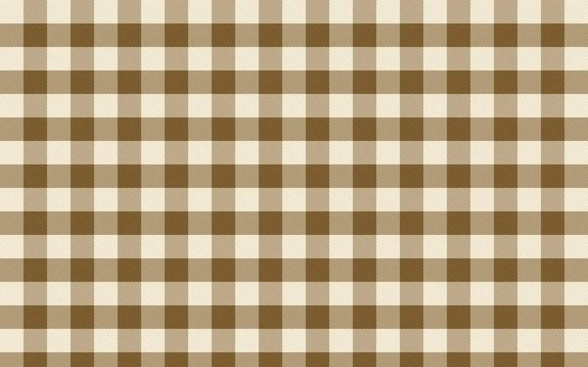 Java Heritage Check — light beige and brown plaid background