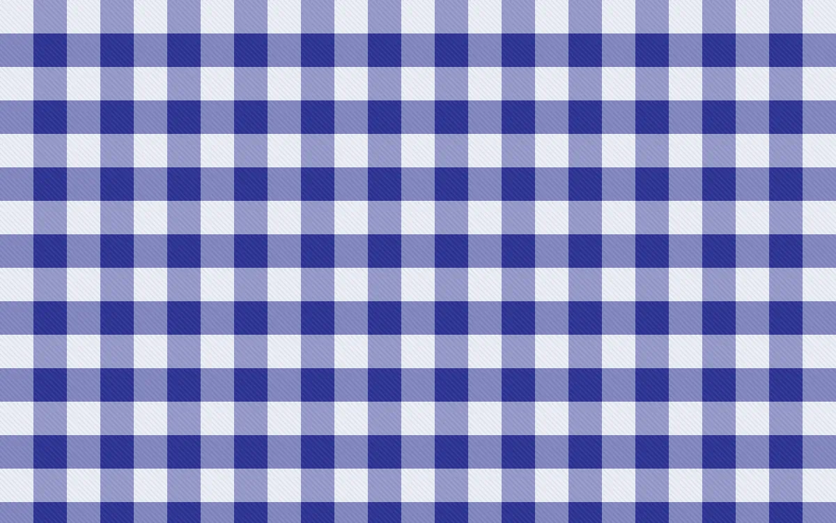 Majorelle Check — light white and blue plaid background