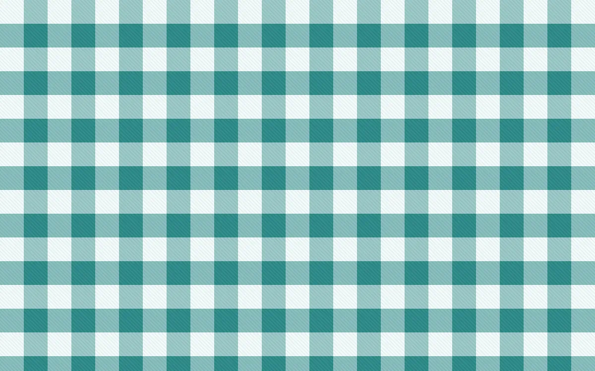 Miami Deco Check — light white and teal plaid background