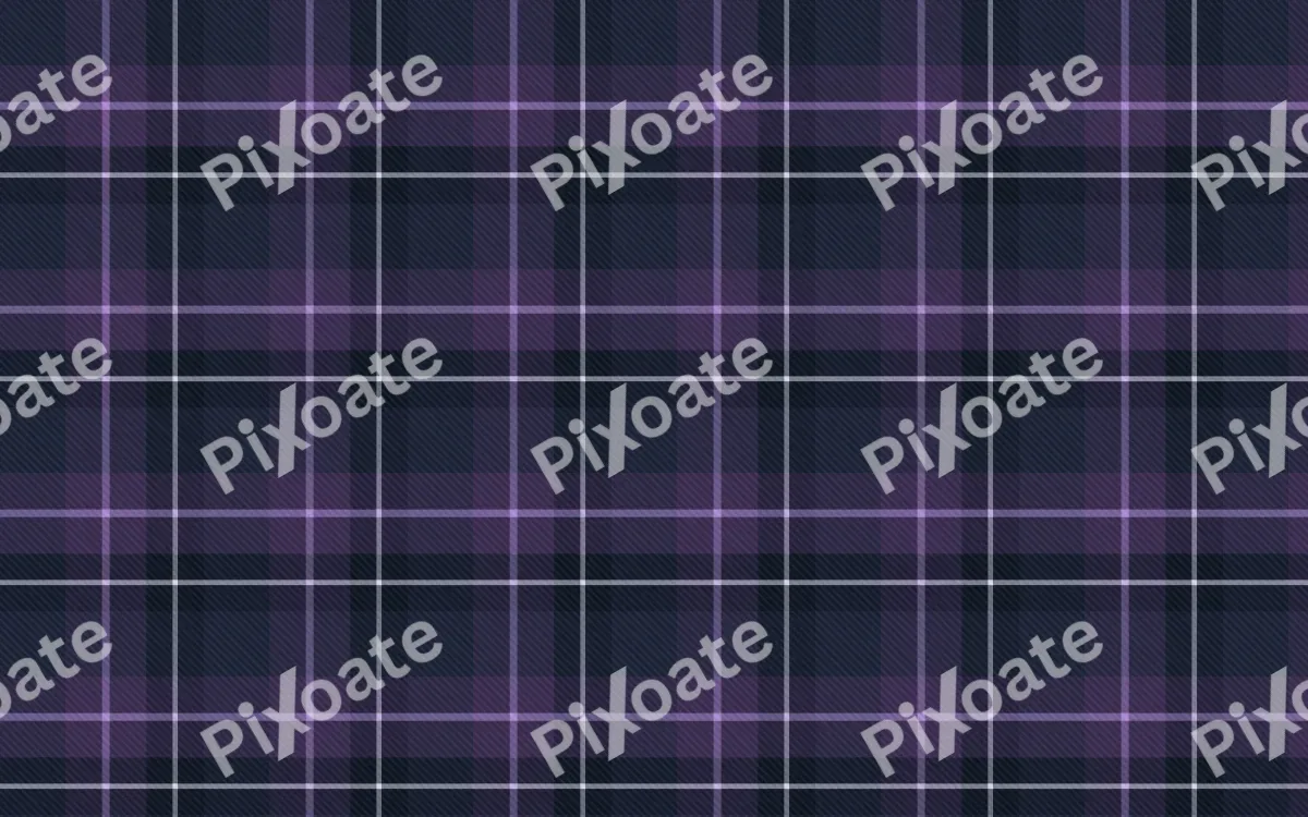 Midnight Thistle Tartan — dark blue, purple and black plaid background