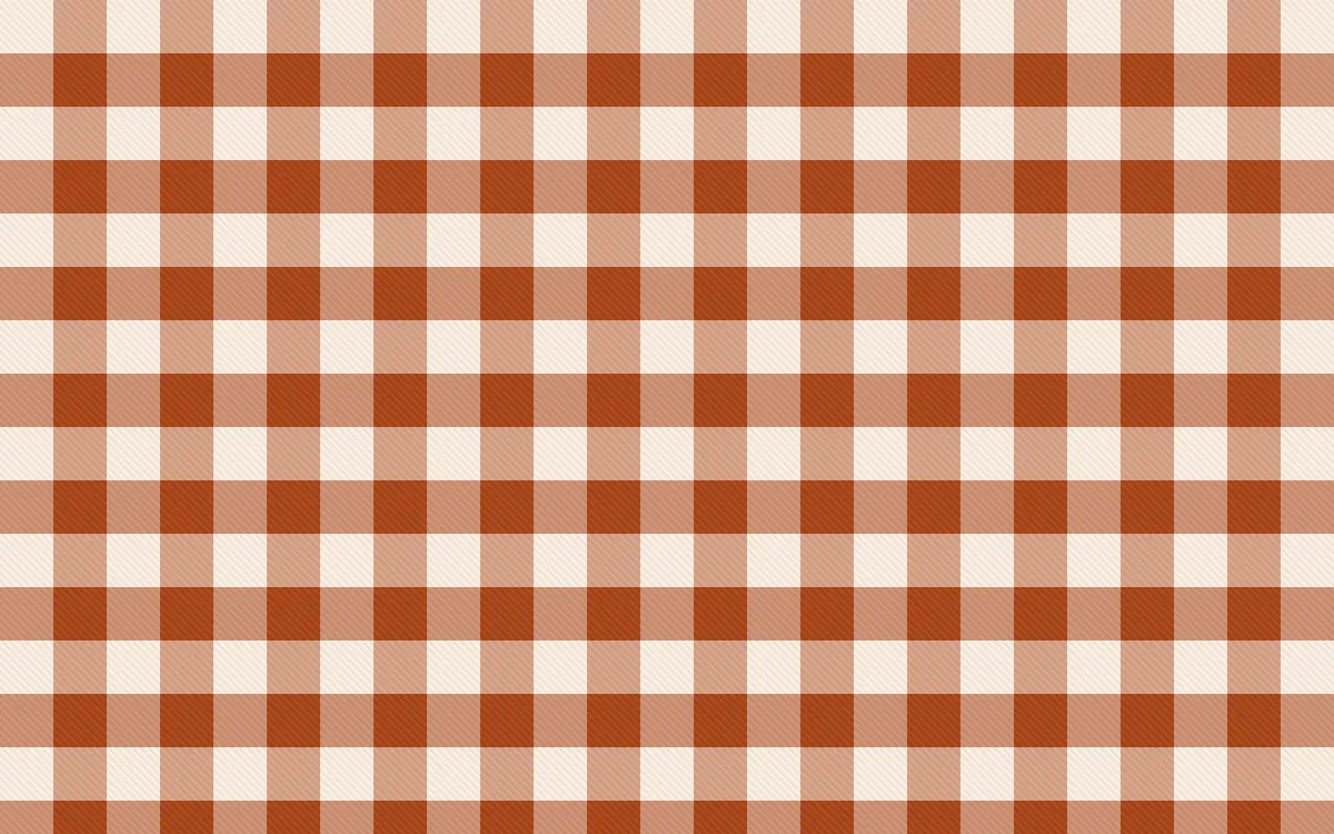 Momiji Maple Check — light beige and brown plaid background