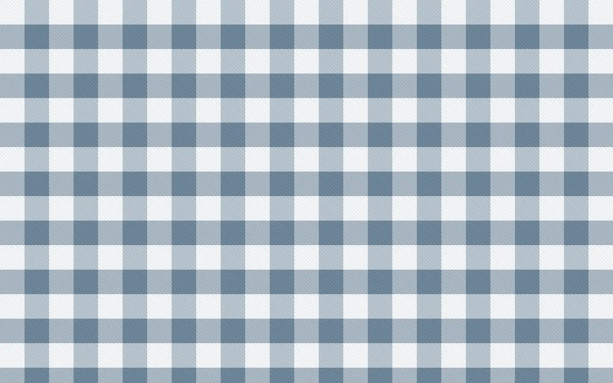 Montréal Hiver Check — light white and blue plaid background