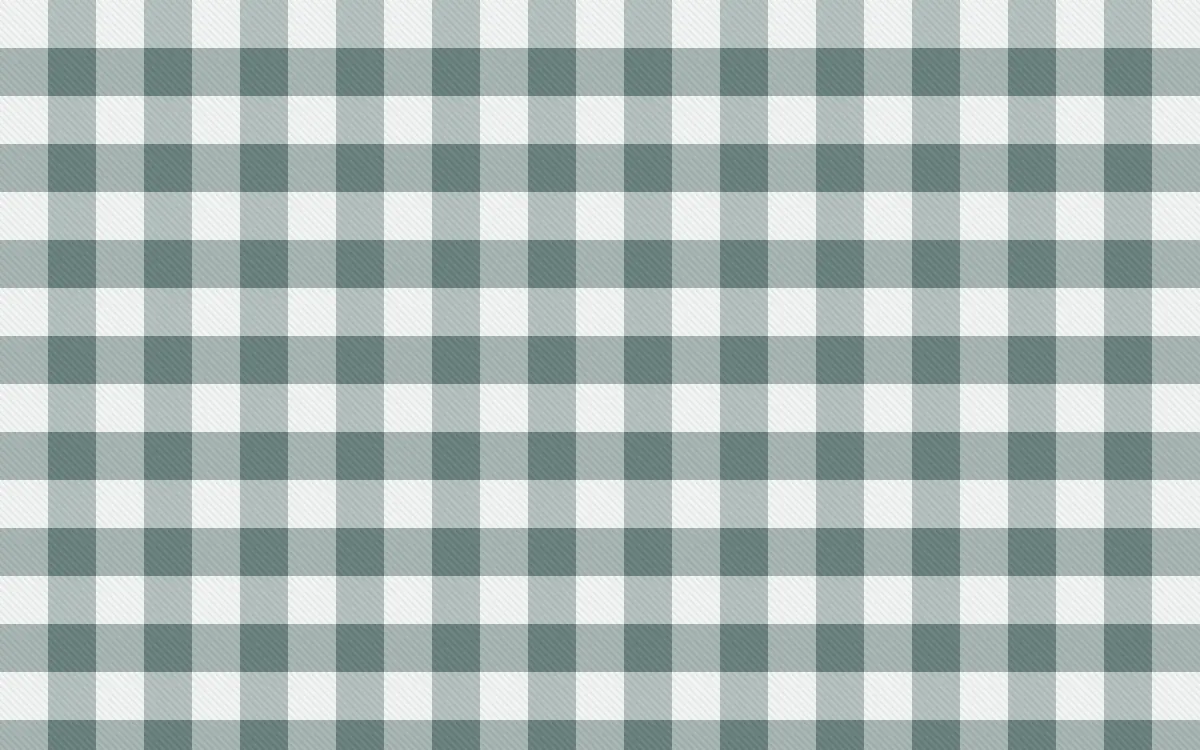 Pacific Fog Check — light white and teal plaid background