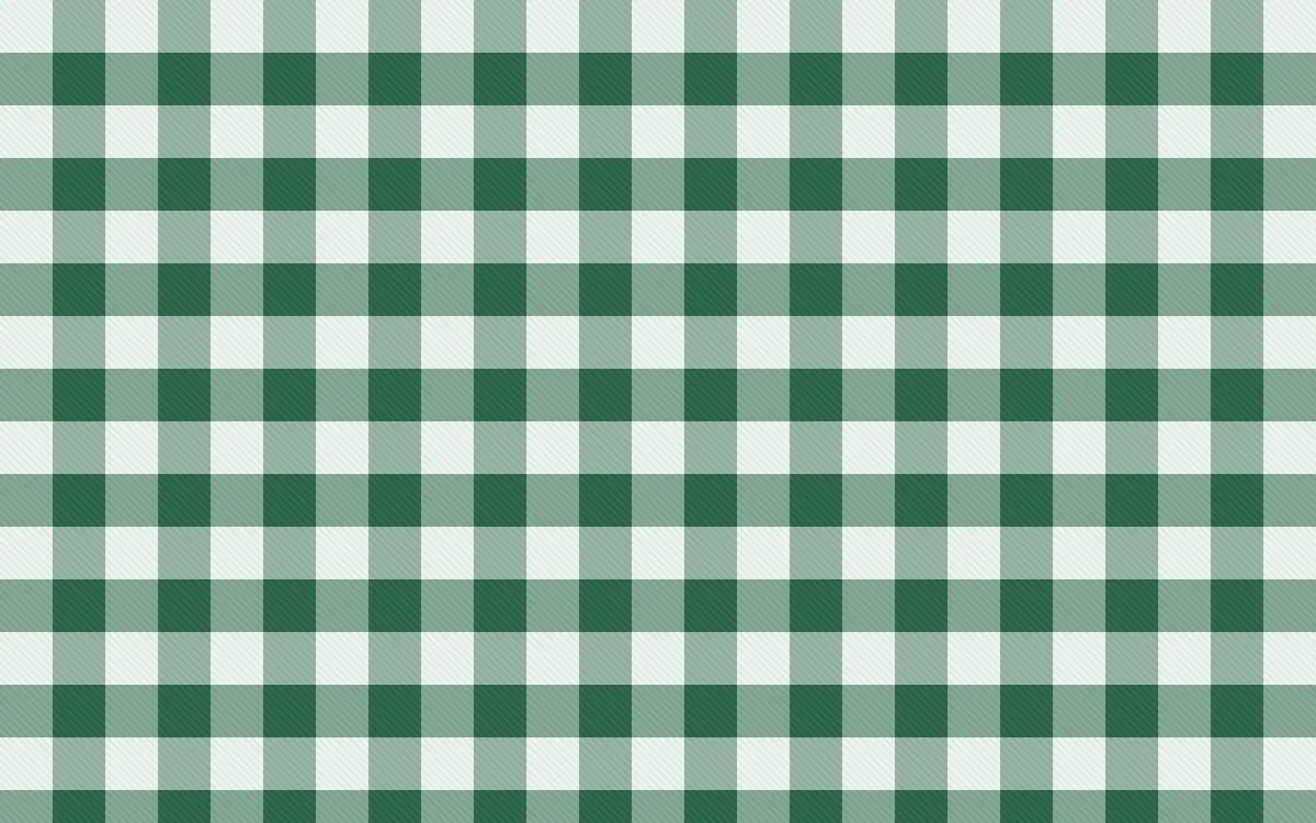 Persian Garden Check — light white and green plaid background
