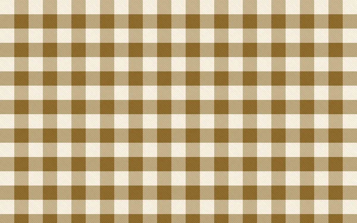 Prague Gold Check — light beige and brown plaid background