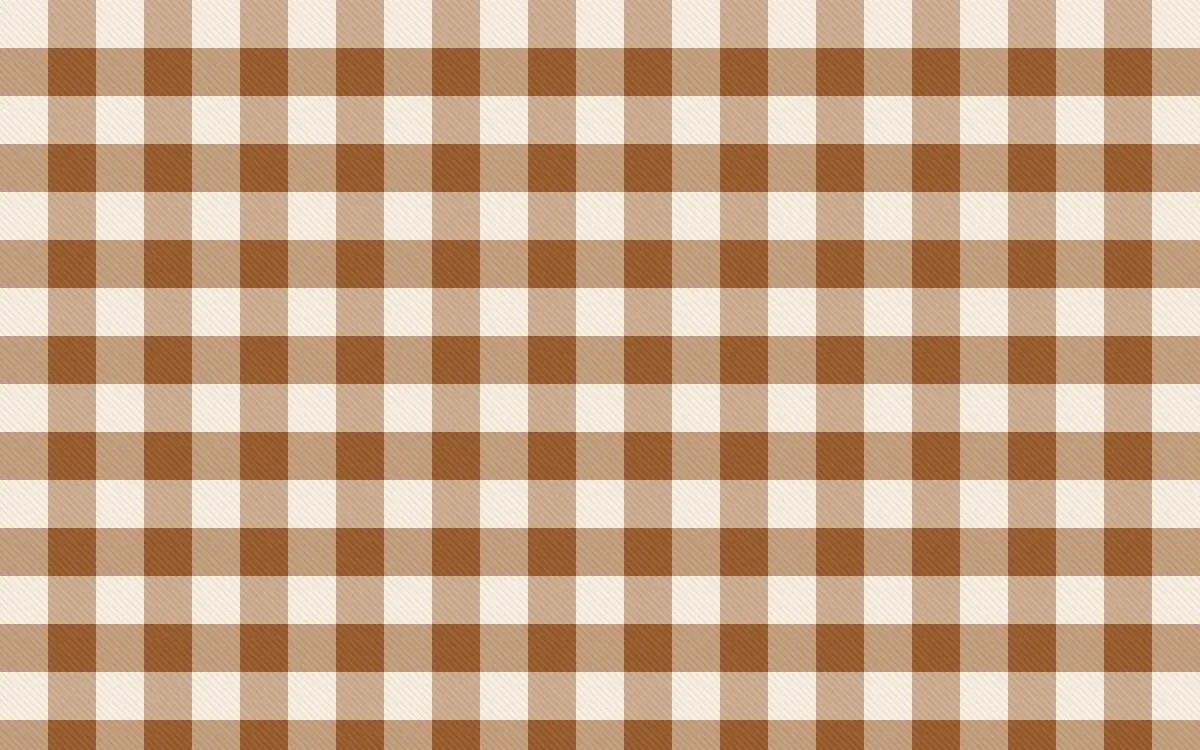 Savanna Clay Check — light beige and brown plaid background