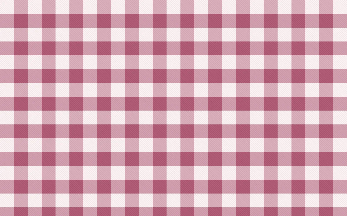 Seoul Blossom Check — light white and pink plaid background