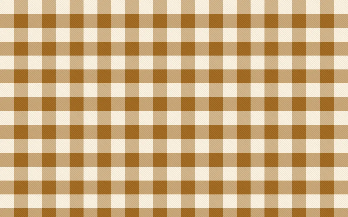 Sevilla Ochre Check — light beige and brown plaid background