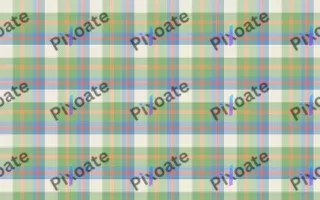Spring Madras — light beige, green and blue plaid background