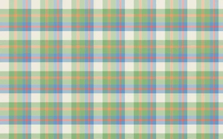 Spring Madras — light beige, green and blue plaid background