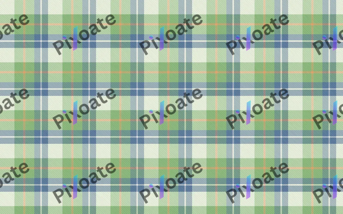 Spring Tartan — light green and blue plaid background