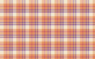 Sunset Madras — light beige, orange and purple plaid background