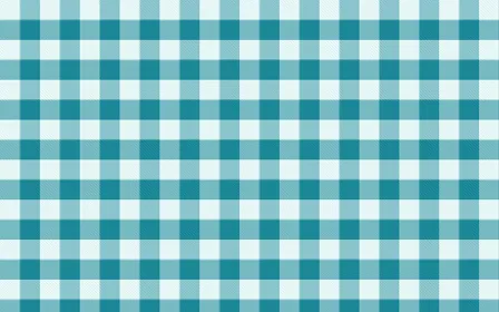Tahiti Lagoon Check — light white and teal plaid background