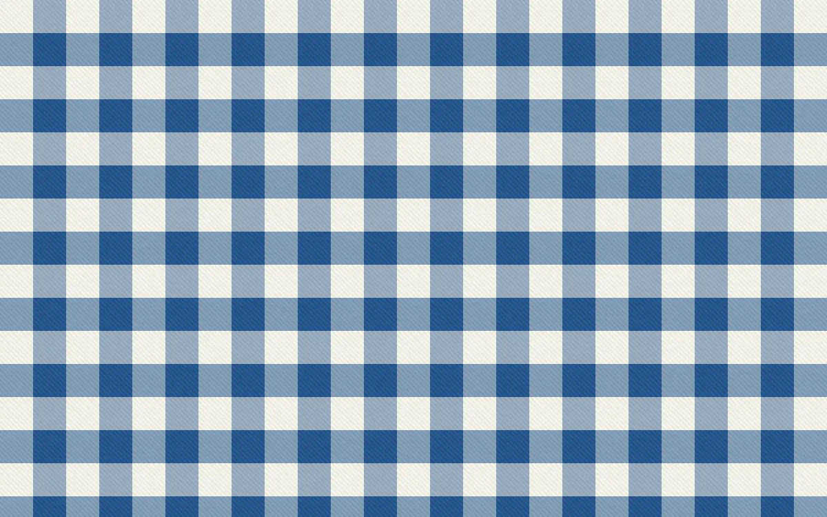 Talavera Puebla Check — light white and blue plaid background