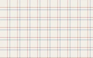 Cream Tattersall — light white, red and blue plaid background