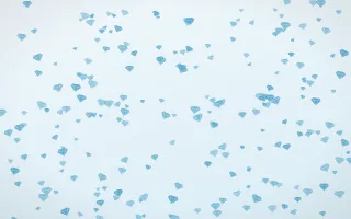 Arctic Frost Gems Dense II — light blue and white playful background, variation II