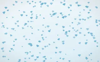 Arctic Frost Gems Dense III — light blue and white playful background, variation III