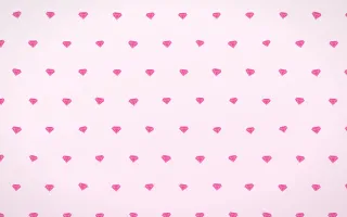 Blush Gems — light pink and white playful background
