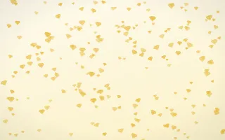 Buttercream Gems Dense — light gold, yellow and white playful background