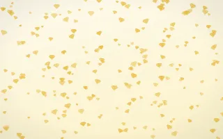 Buttercream Gems Dense II — light gold, yellow and white playful background, variation II