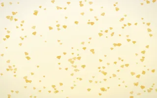Buttercream Gems Dense III — light gold, yellow and white playful background, variation III