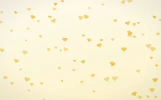 Buttercream Gems II — light gold, yellow and white playful background, variation II