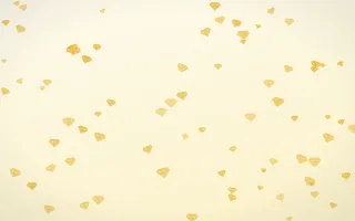 Buttercream Gems III — light gold, yellow and white playful background, variation III
