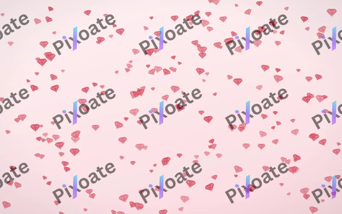 Cherry Soda Gems Dense — light red and white playful background