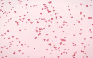 Cherry Soda Gems Dense II — light red and white playful background, variation II