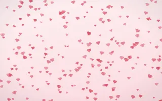Cherry Soda Gems Dense III — light red and white playful background, variation III