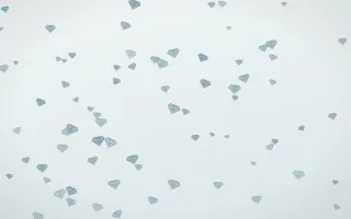 Coastal Fog Gems — light blue and white playful background