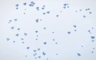 Denim Day Gems II — light blue and white playful background, variation II