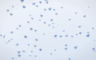 Denim Day Gems III — light blue and white playful background, variation III