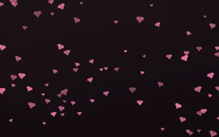 Flamingo Noir Gems — dark pink and black playful background