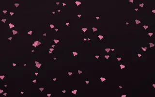 Flamingo Noir Gems II — dark pink and black playful background, variation II