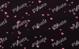 Flamingo Noir Gems II — dark pink and black playful background, variation II