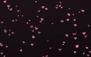 Flamingo Noir Gems III — dark pink and black playful background, variation III