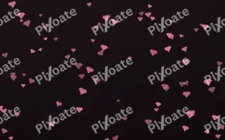 Flamingo Noir Gems III — dark pink and black playful background, variation III