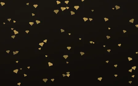 Golden Noir Gems — dark gold, yellow and black playful background