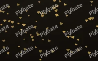 Golden Noir Gems II — dark gold, yellow and black playful background, variation II