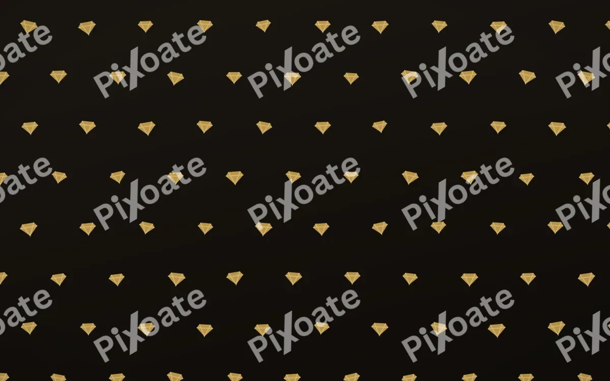 Golden Noir Gems Tiled — dark gold, yellow and black playful background
