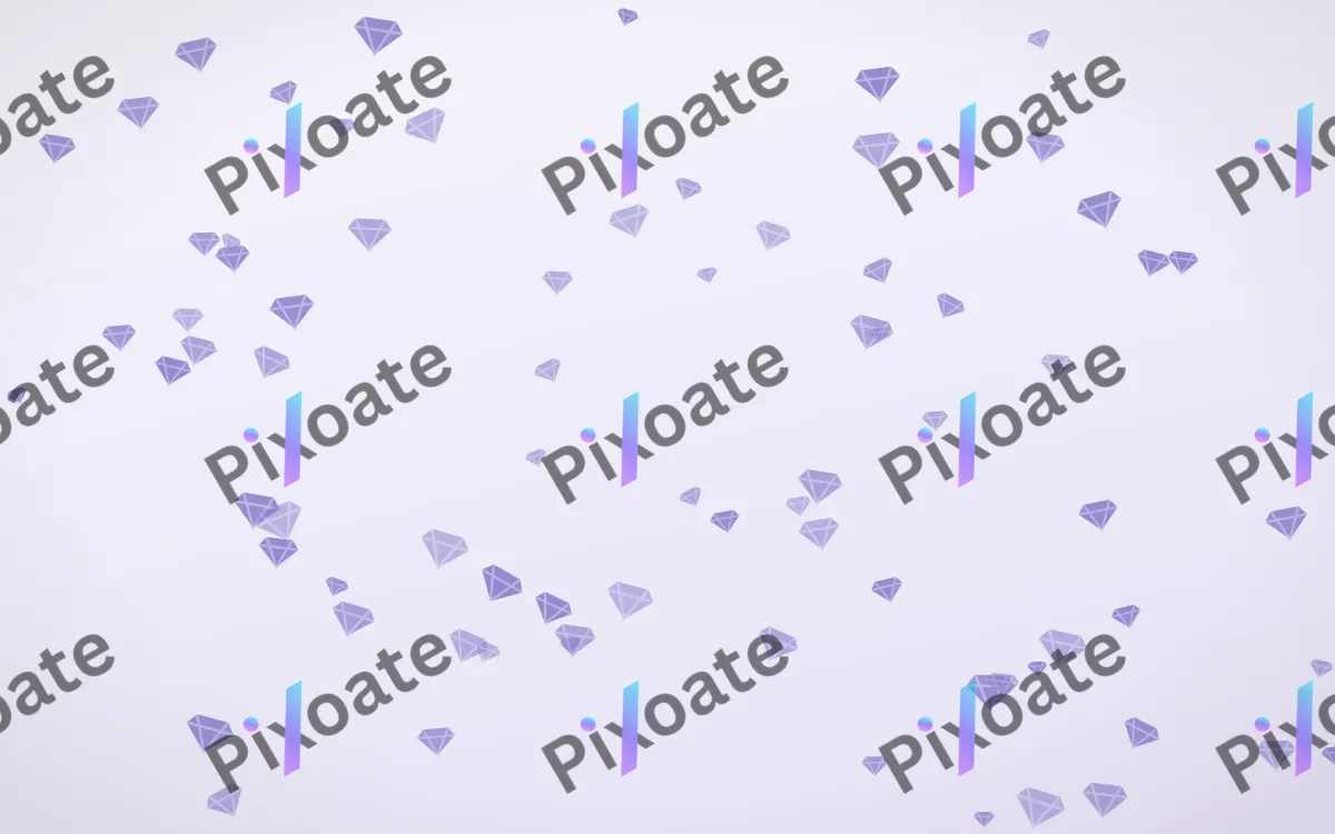 Lilac Frost Gems — light blue and white playful background